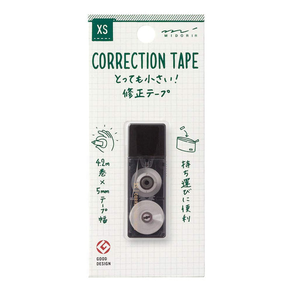 Ruban correcteur Midori XS {Noir}