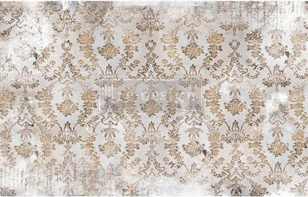 Washed Damask 19x30 Decoupage Décor Tissue {Re-Design}