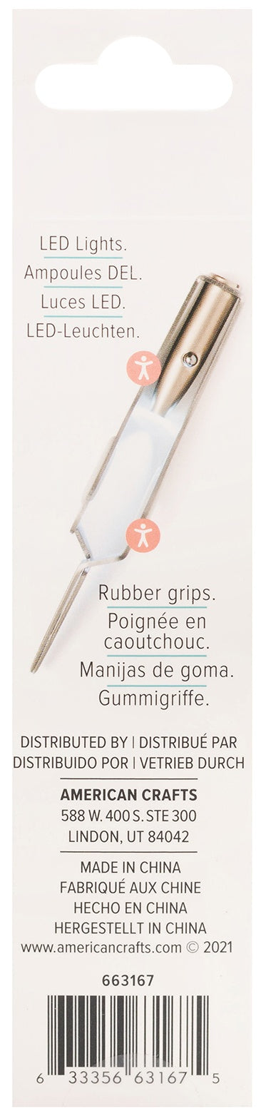 Lighted Craft Comfort Tweezers