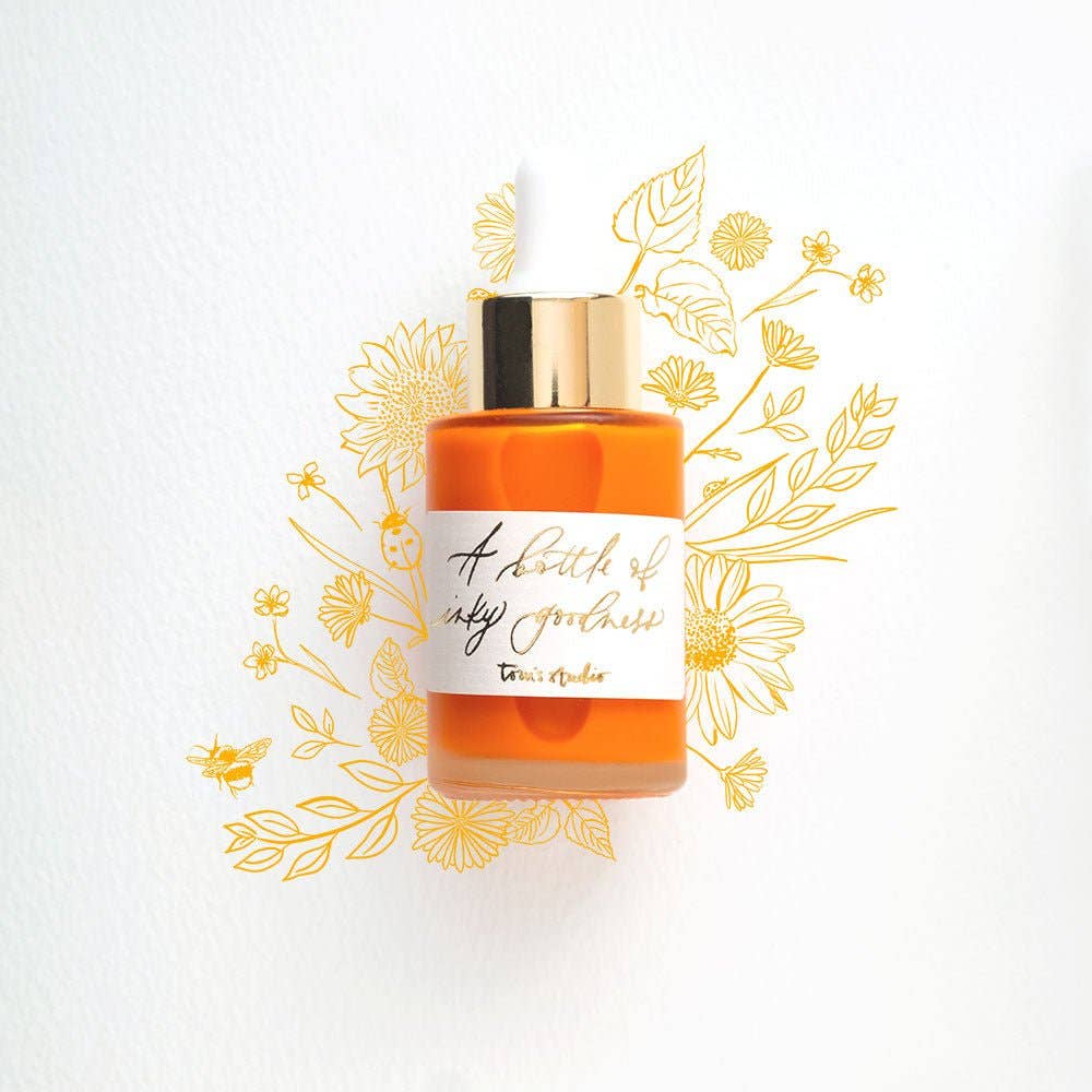 Sunflower Calligraphy Ink