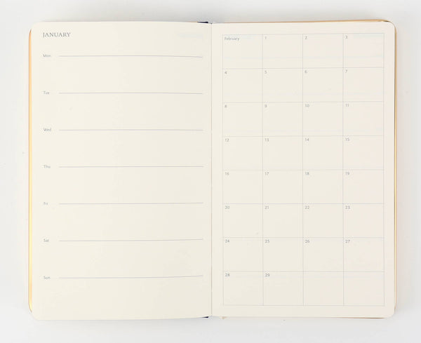 Pink Monaco A6 Undated Personal Planner