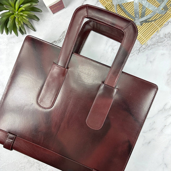 Bomber Brown Leather 96 Pen Zip Case
