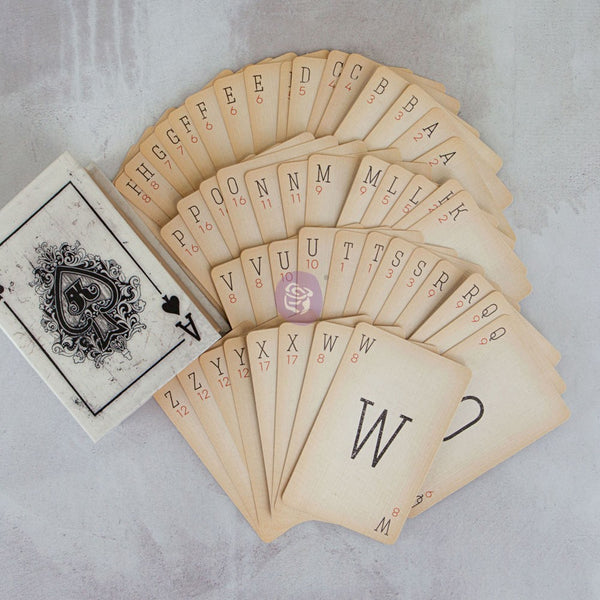 Vintage Alpha ATC Card Set
