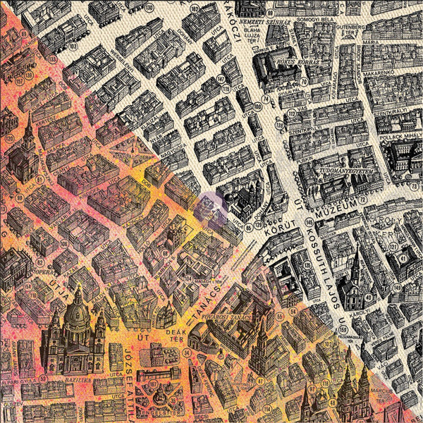 Maps Resist Canvas | Finnabair
