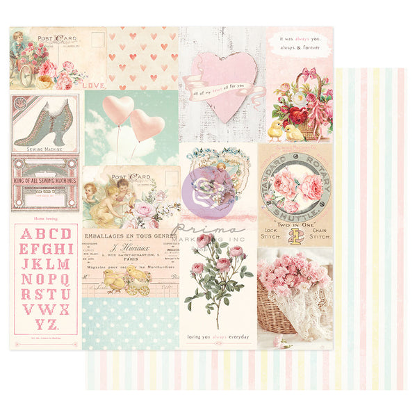 Magic Love 12x12 Paper Pack + Die Cuts Bundle