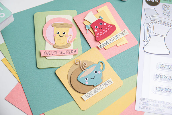 Crazy Characters Stamp + Die Set | Pete Hughes