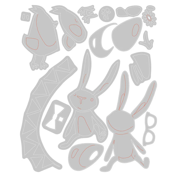 Bunny + Chick Die Set | Tim Holtz Vault Release No. 1