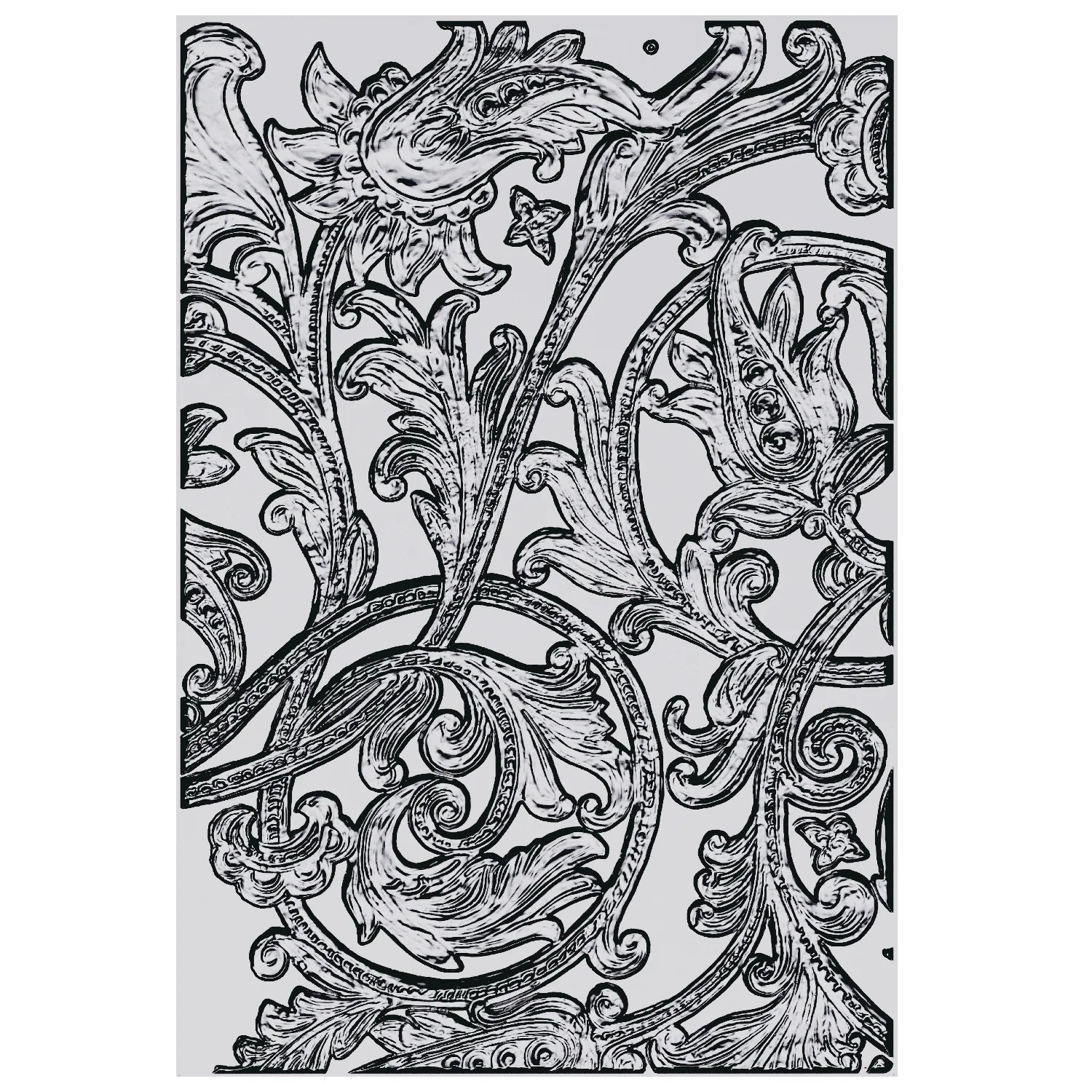 Entangled A5 Large Texture Fades Embossing Folder | Tim Holtz