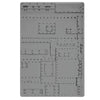 Foundry A5 Large Texture Fades Embossing Folder | Tim Holtz