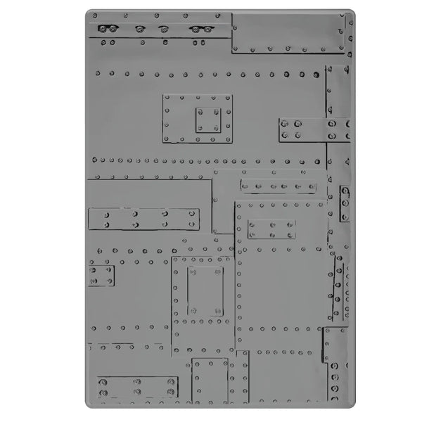 Foundry A5 Large Texture Fades Embossing Folder | Tim Holtz