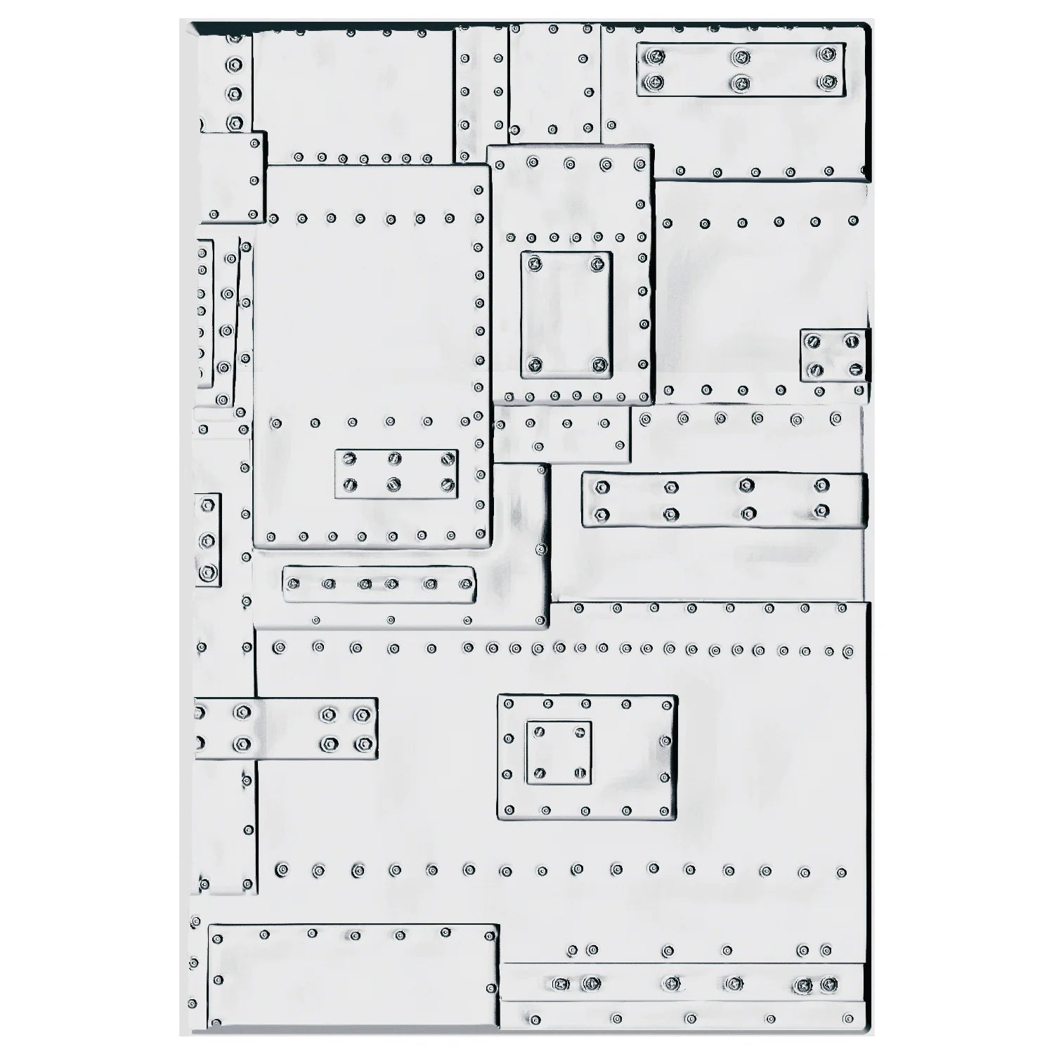 Foundry A5 Large Texture Fades Embossing Folder | Tim Holtz