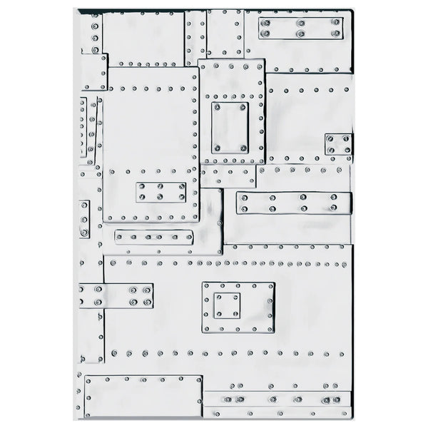 Foundry A5 Large Texture Fades Embossing Folder | Tim Holtz