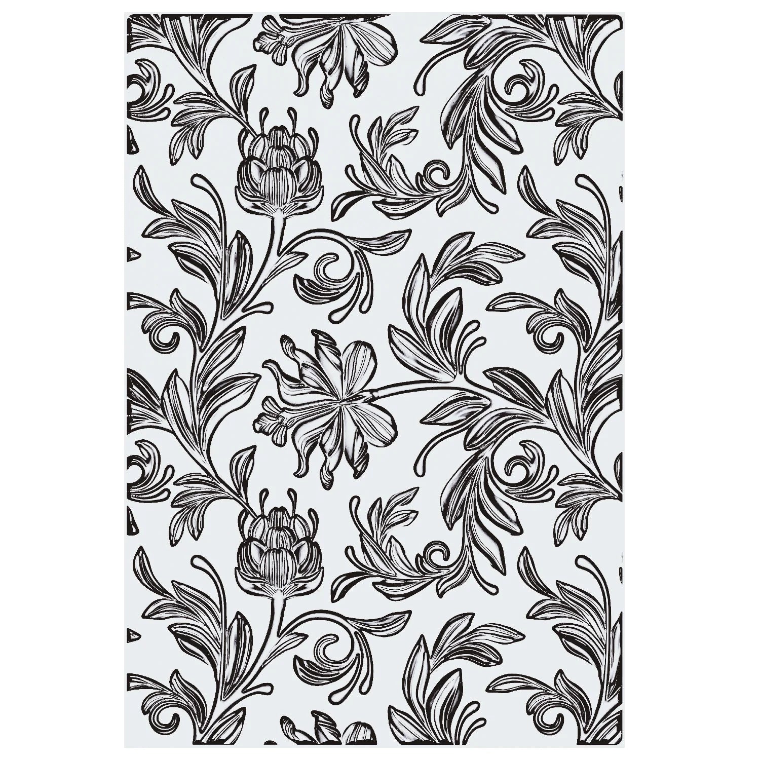 {coming soon!} Botanical A5 Large Texture Fades Embossing Folder | Tim Holtz