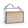 Horizontal Picture Frame and Holder with 50 Gathered Thoughts