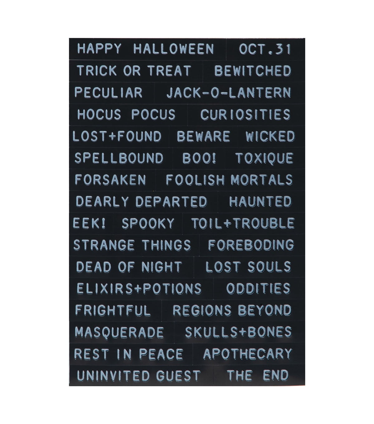 Étiquettes de sentiment {Halloween} | idée-ologie