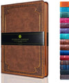 Matte Brown Classic Style Ruled Journal