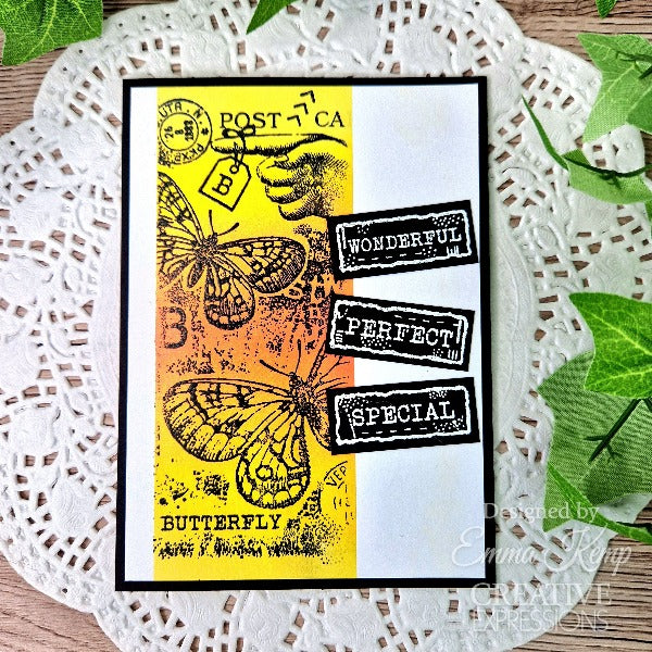 Junk Labels Clear Stamp Set