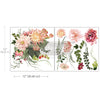 My Favorite Dahlia {Limited Edition} | Re-Design Maxi Transfers {12"x12"}