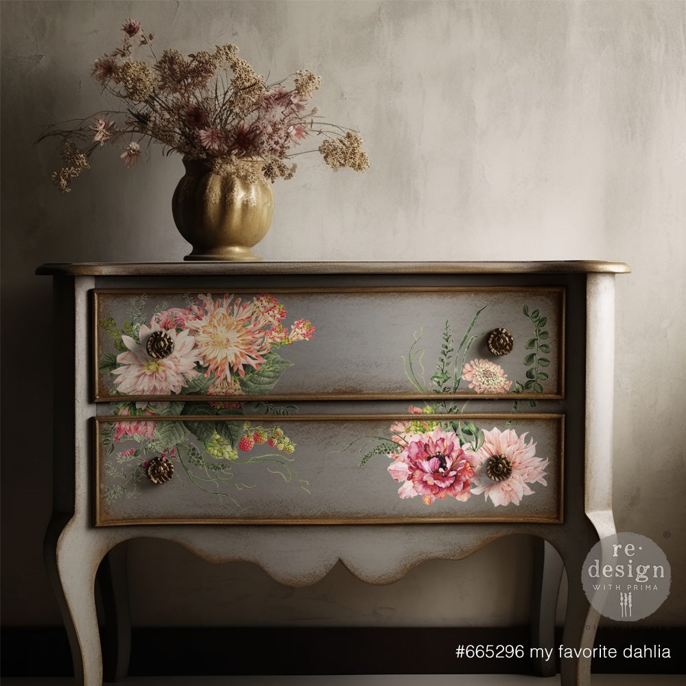 My Favorite Dahlia {Limited Edition} | Re-Design Maxi Transfers {12