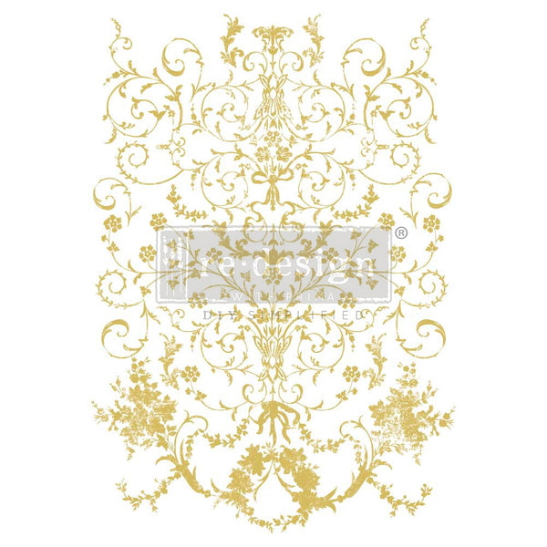 Manor Swirls {Gold Foil} Kacha® Décor Transfers {Re-Design}