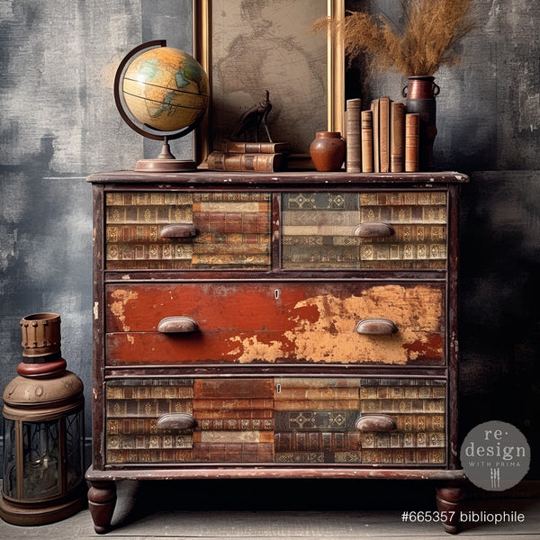 Bibliophile | Repenser le tissu décoratif de découpage