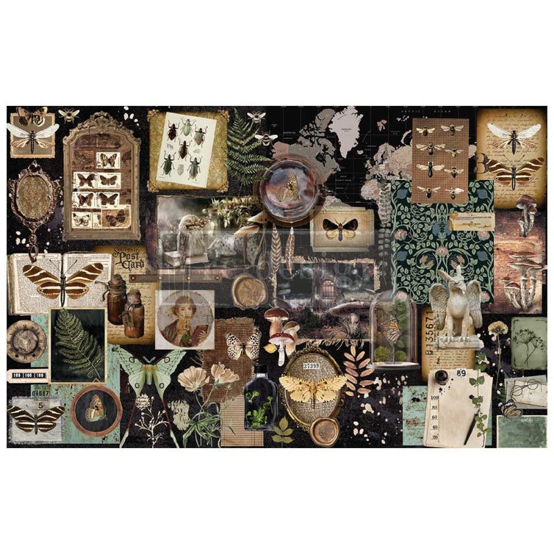 Herbarium Notes Decoupage Décor Tissue {Re-Design}