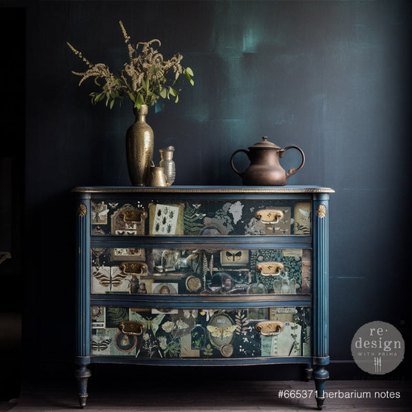 Herbarium Notes Decoupage Décor Tissue {Re-Design}