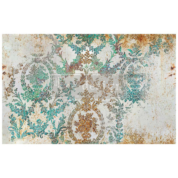 Rustic Patina Decoupage Décor Tissue {Re-Design}