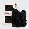 Black Satin Sleep Scrunchies 5pc Set {clearance}