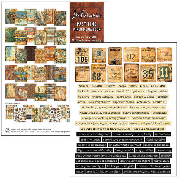 {back soon!} Past Time A4 Maxi Mixed Media Book