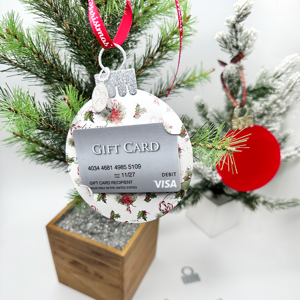Ornament Gift Card Holder Die