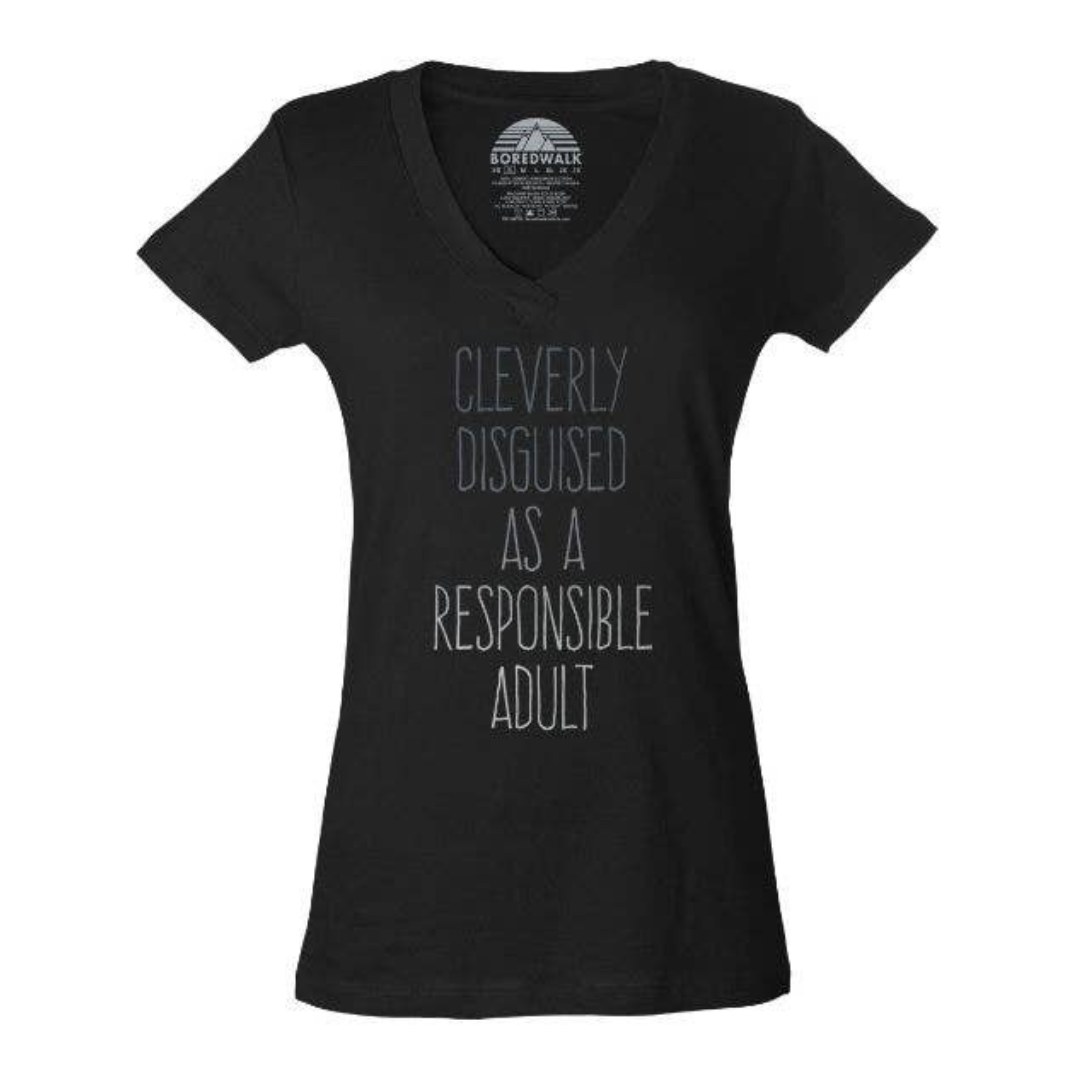 Cleverly Disguised Women's V-Neck T-Shirt