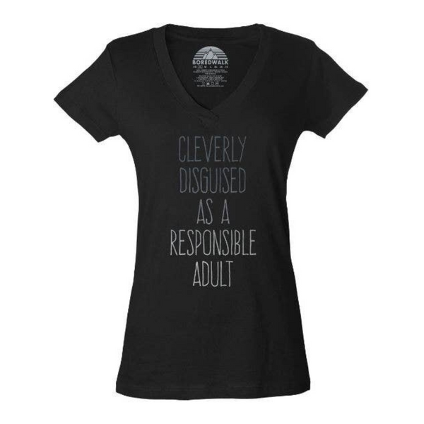 Cleverly Disguised Women's V-Neck T-Shirt
