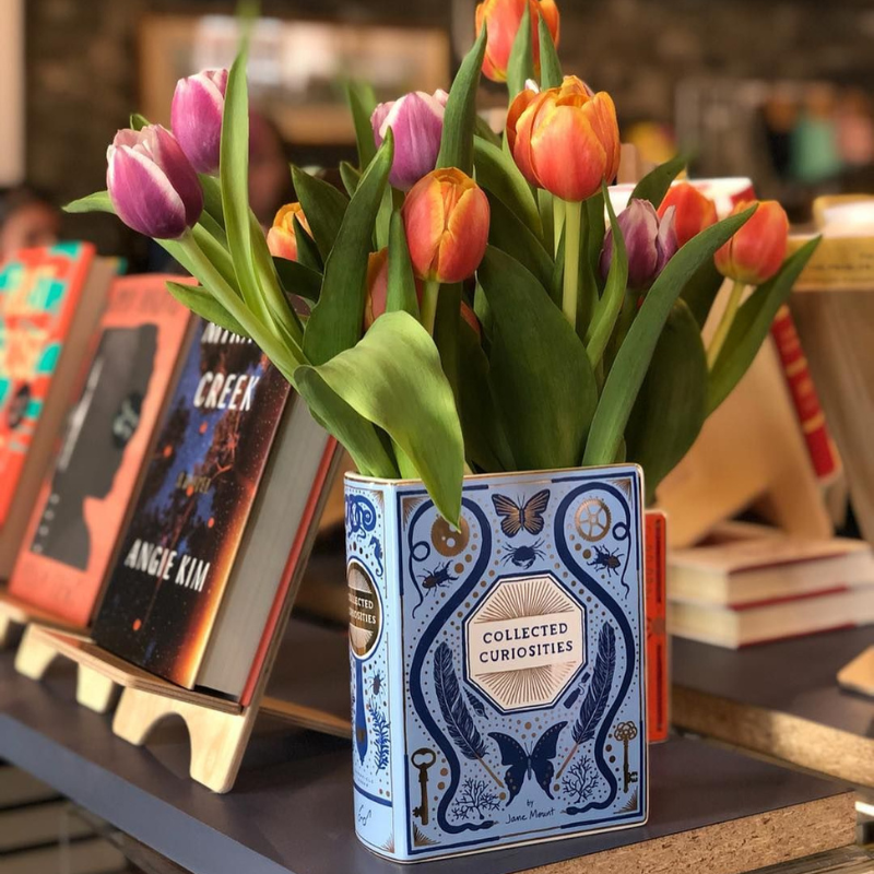 Bibliophile Ceramic Book Art Vases {multiple designs}