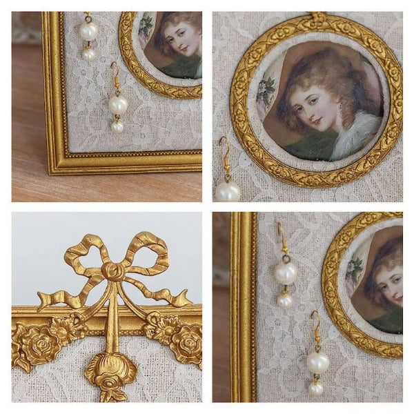 Vintage-Inspired Earring Holder Frame
