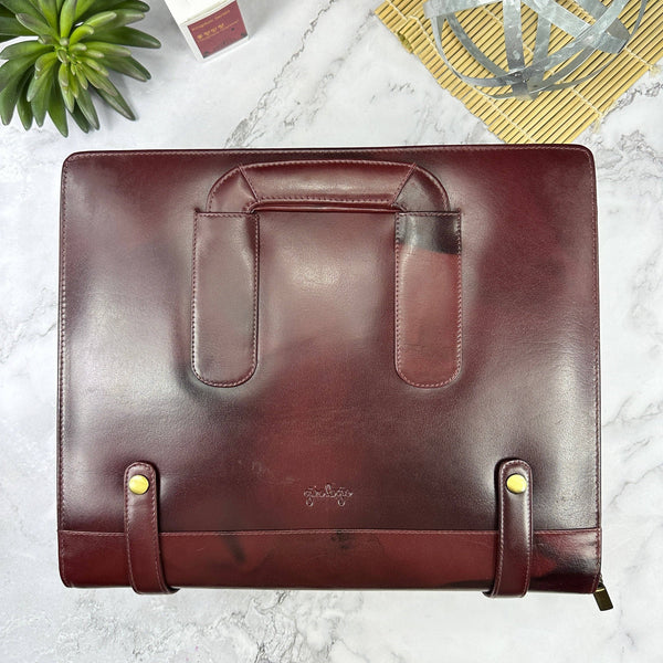 Bomber Brown Leather 96 Pen Zip Case