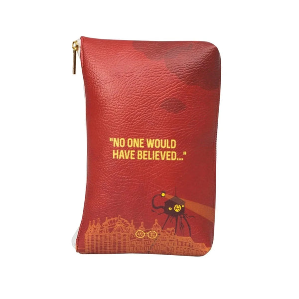 War of the Worlds Book Art Zipper Pouch