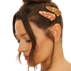 Diamond + 60s Abstract Set of 2 Jewelled Hair Clips
