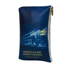 Murder on The Orient Express Blue Book Pouch Clutch