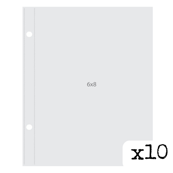 SN@P 6x8 Binder Pages