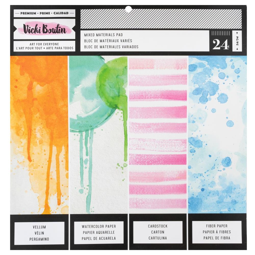 Mixed Materials 12x12 Paper Pad | Vicki Boutin