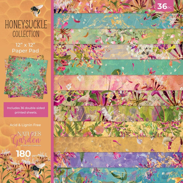 Honeysuckle 12x12 Paper Pad | Nature's Garden