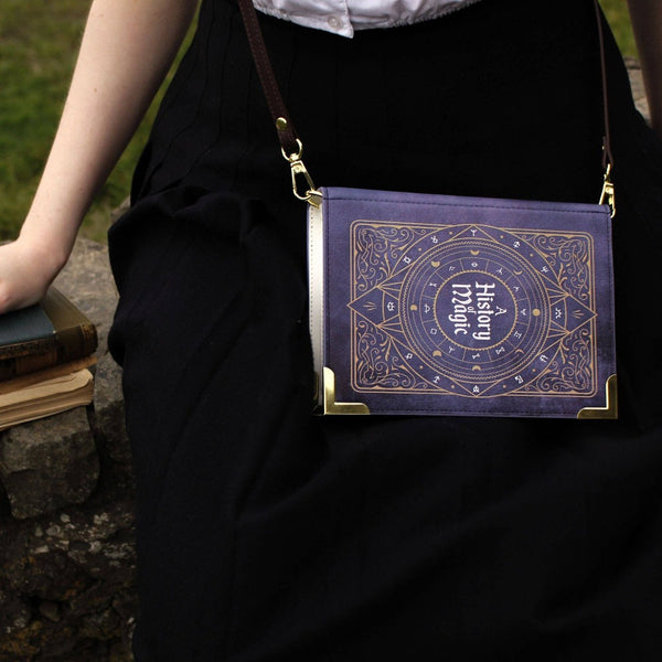 A History of Magic Book Art Handbag