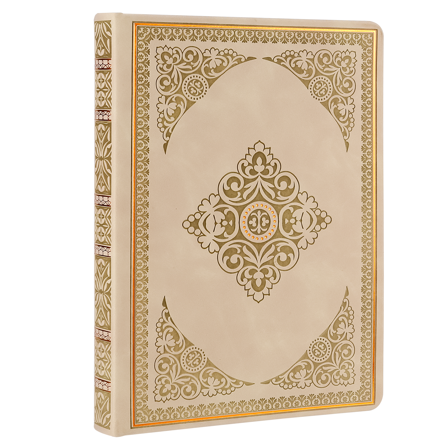 Apricot Antiqued Vegan Leather Journal