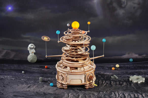 Orrery Mechanical Wooden Puzzle