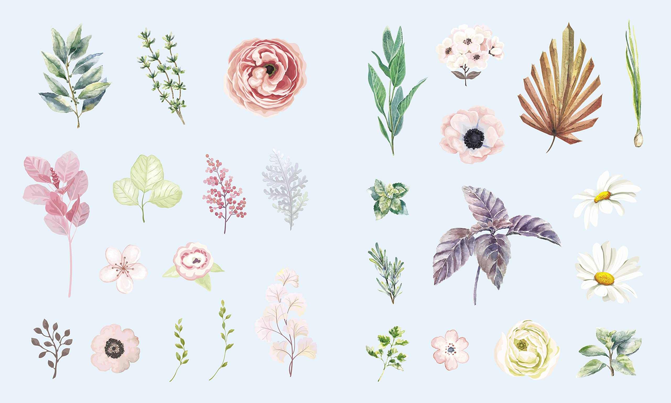Livre de studio d’autocollants | Floral