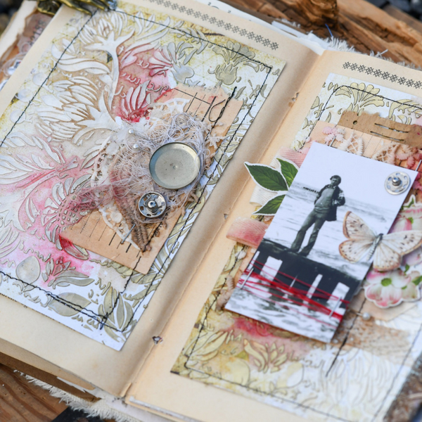Secret Letters Elementals 6x9 Stencil | Finnabair