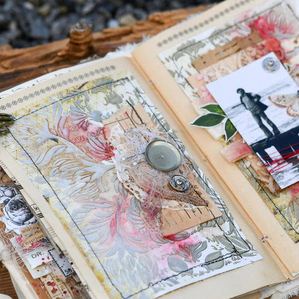 Secret Letters Elementals 6x9 Stencil | Finnabair