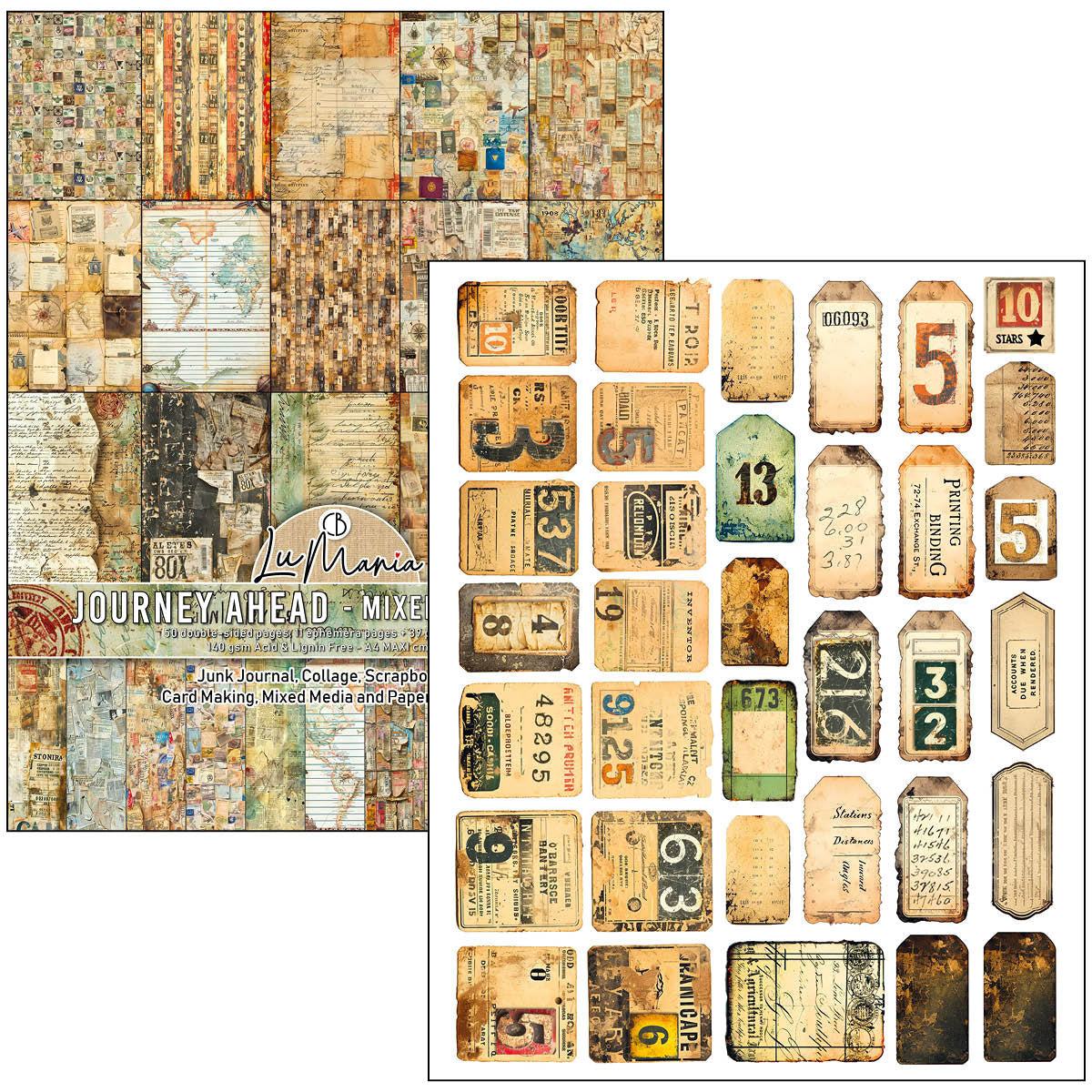 Journey Ahead A4 Maxi Mixed Media Book