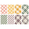 Ginger Snap Plaid 6x9 Single Sided Paper Pack {clearance}